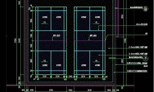 cad 羽毛球场_CAD羽毛球场怎么画